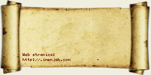 Danica Raković vizit kartica